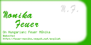 monika feuer business card